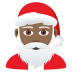 🎅🏾 Santa Claus: medium-dark skin tone display on JoyPixels